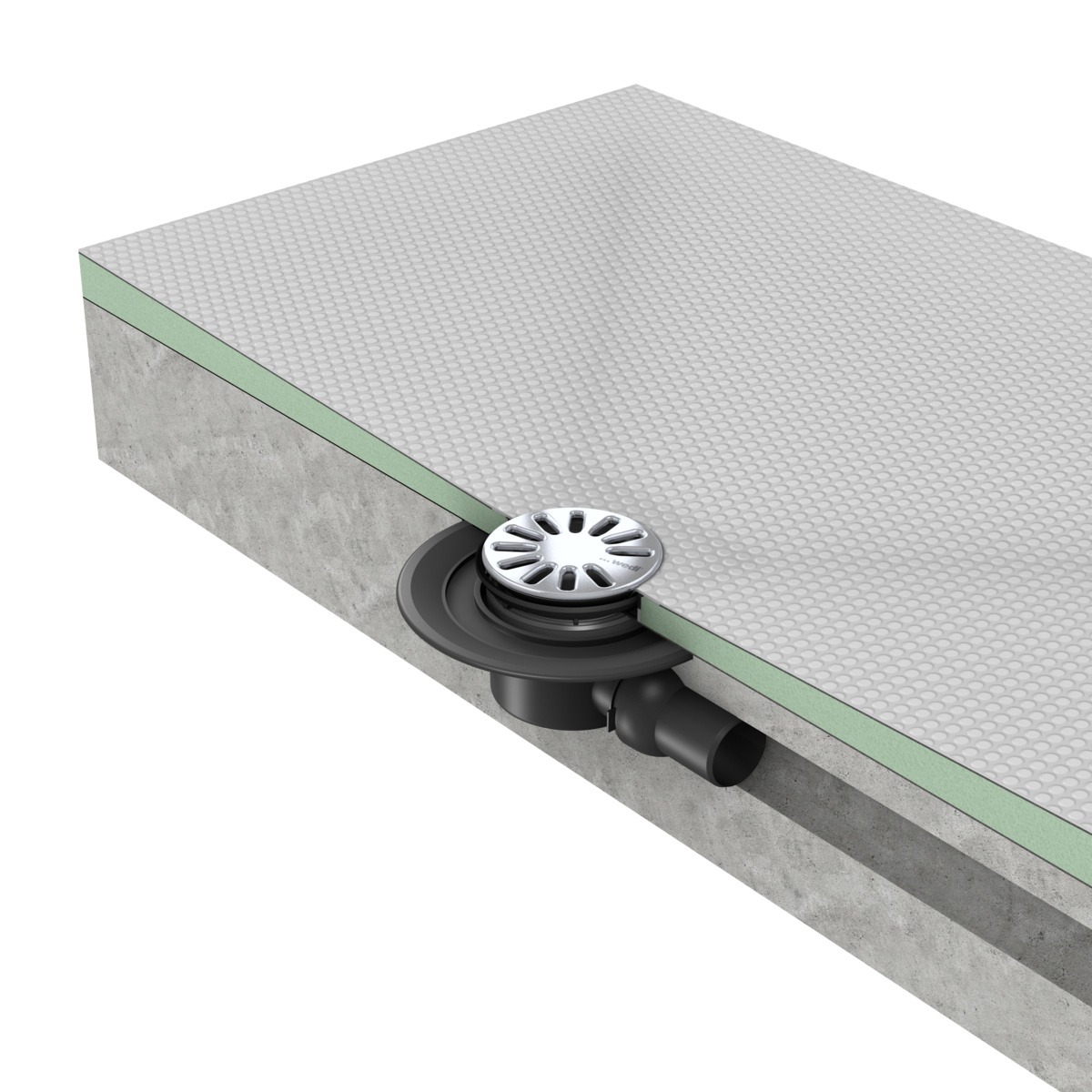 wedi Fundo Solido drain DN 50 - Image 2