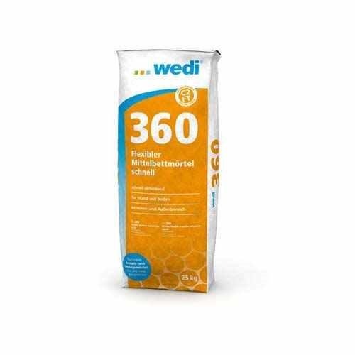 wedi 360 rapid tile adhesive