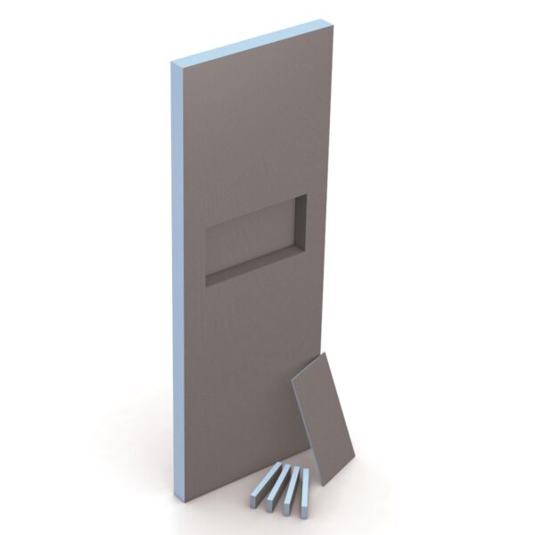 wedi Sanwell Wall 2500x900 with niche 30/60