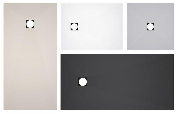 stone grey for Fundo Primo 1800x900x6mm offset drain