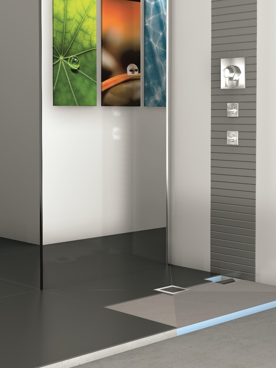 wedi Fundo Plano floor element, offset drain 65mm - Image 3