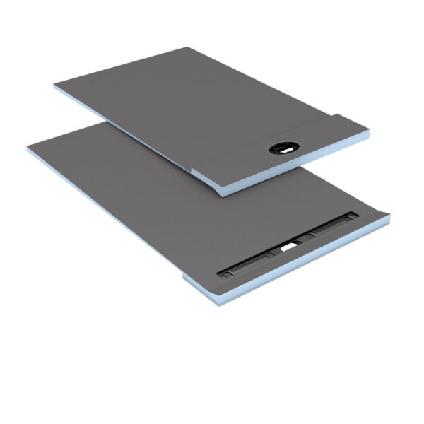Fundo RioLigno Shower element with linear drainage for wooden floors 900x900x25mm channel 700