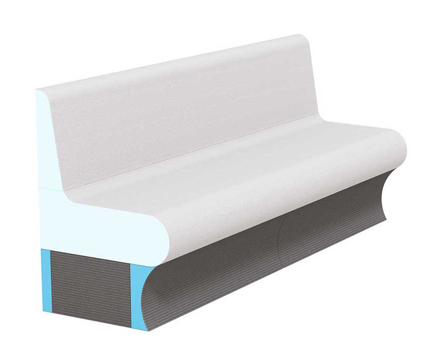 wedi Sanoasa Comoda carrier round finish 1000mm